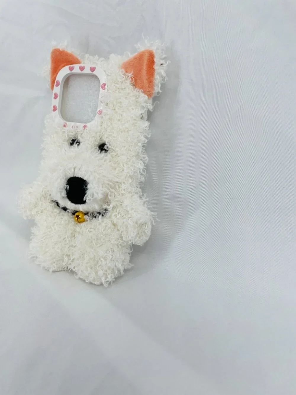 White Dog Iphone 14 Pro Phone Case